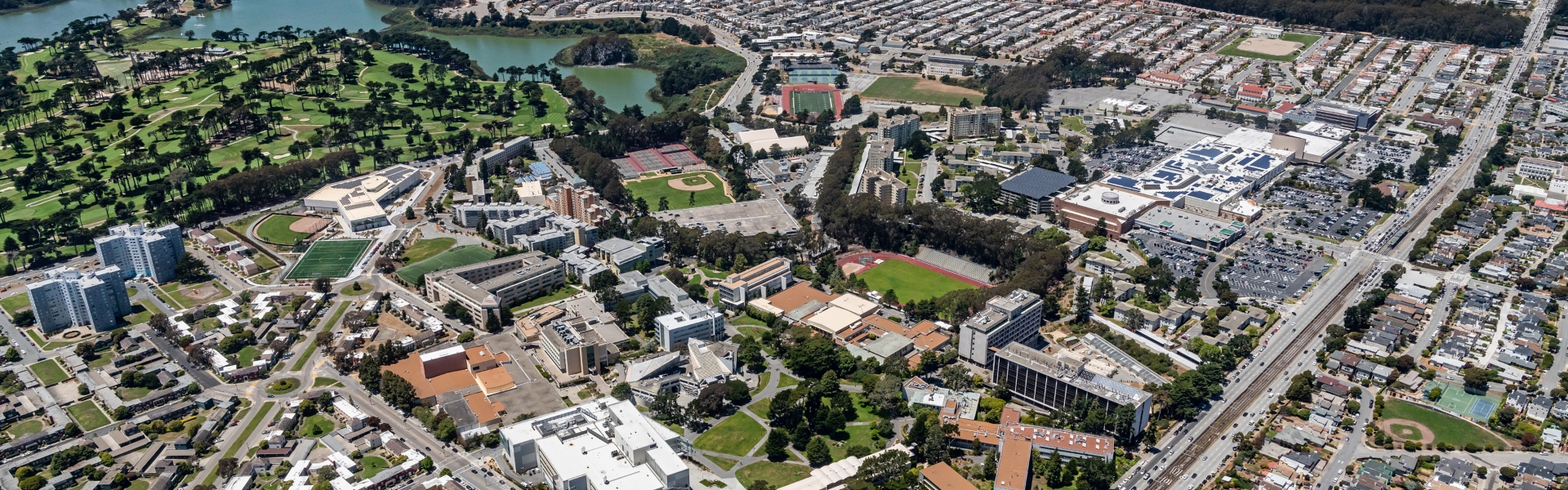 campus from the remote view